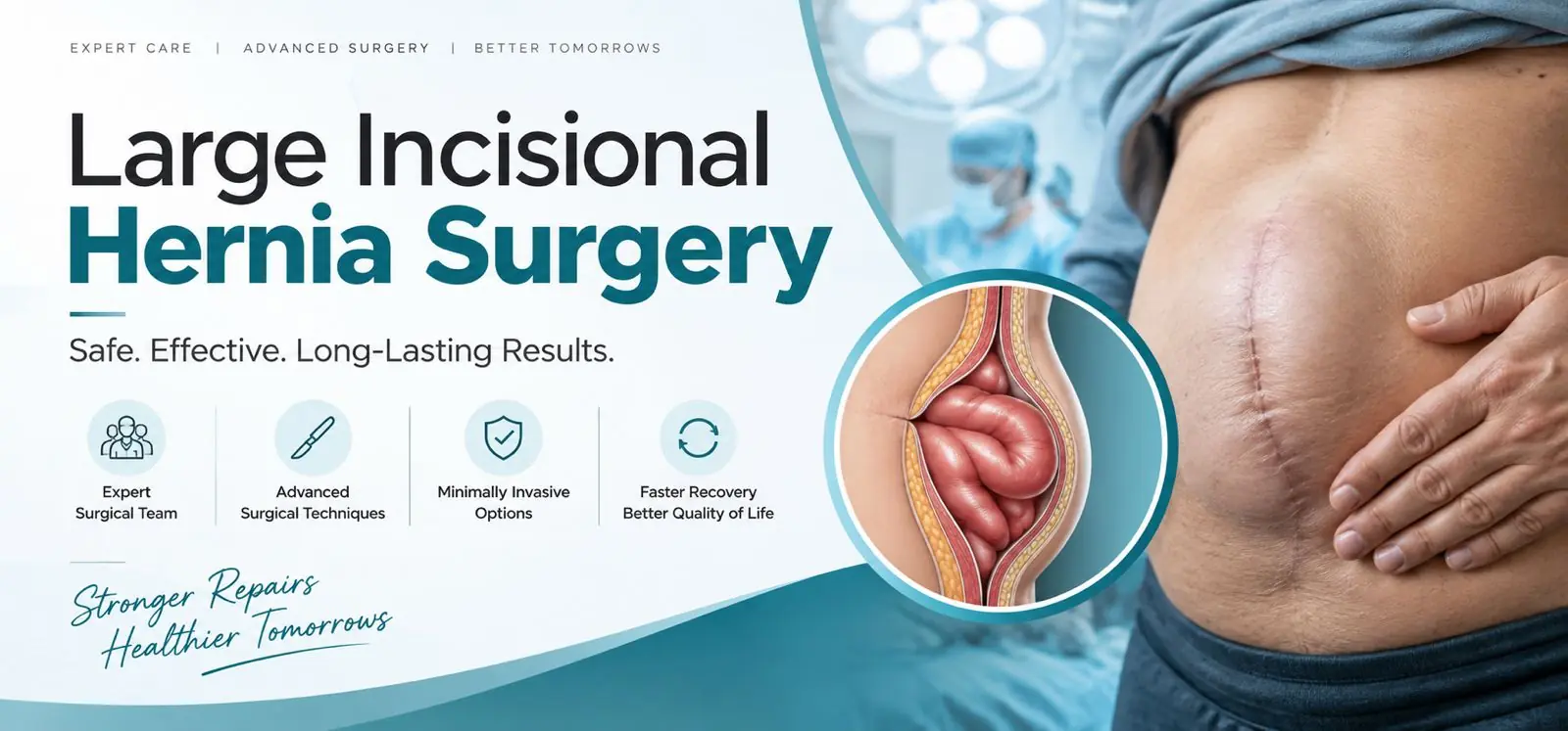 Large Incisional Hernia Surgery in Jalandhar